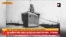 36 años del hallazgo de restos del titanic