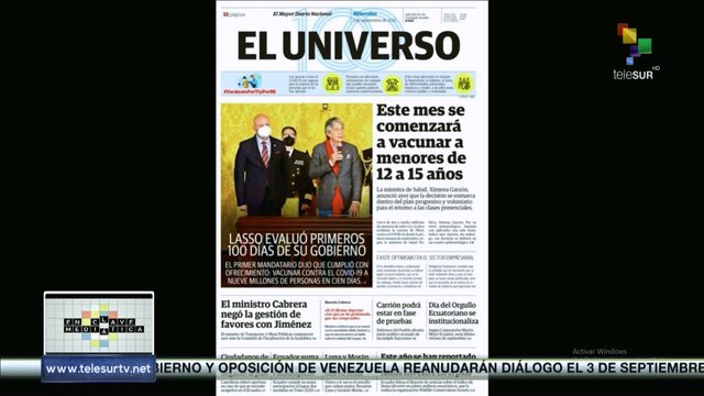 En Clave Mediática 01-09: Lasso cumple 100 días de Gobierno en Ecuador en medio de críticas