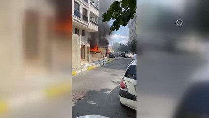 Son dakika haberleri... Şişli'de yangın