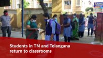 Students in Tamil Nadu and Telangana return to classrooms