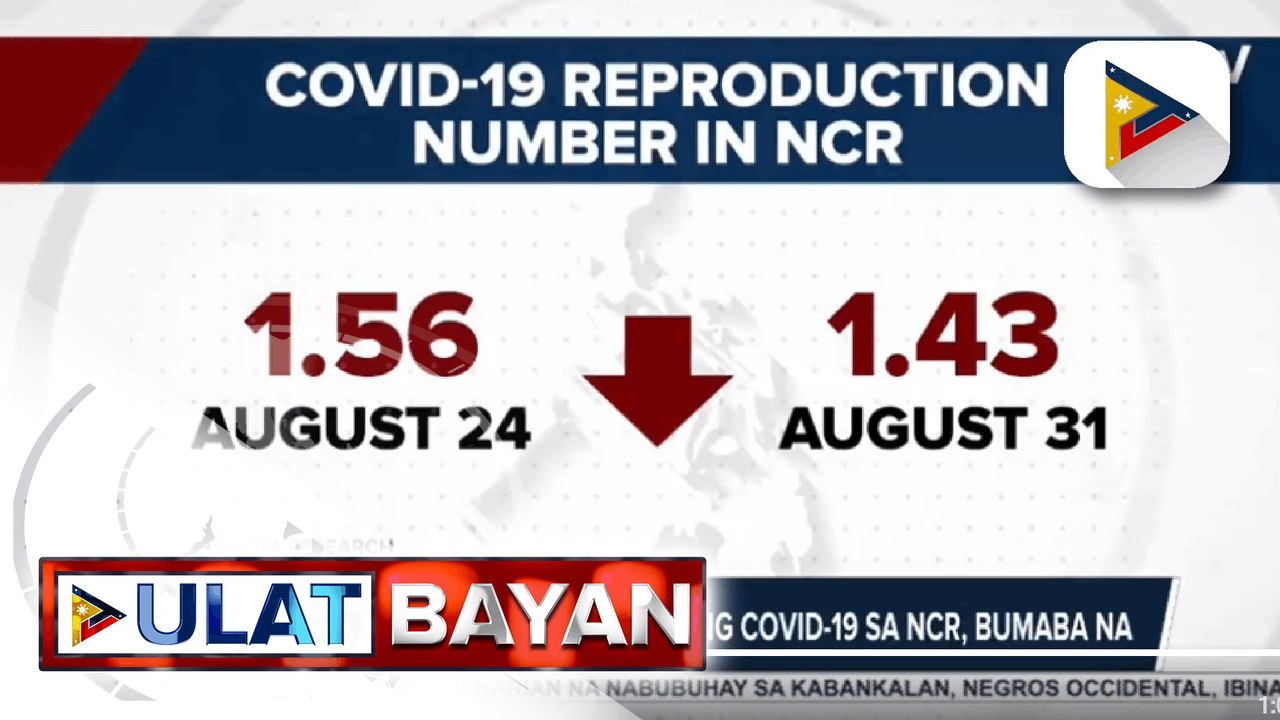 Octa Research: Reproduction number ng Covid-19 sa NCR, bumaba na; Sec. Galvez, pabor na mabigyan ng booster shots ang healthcare workers na nakatanggap ng Sinovac vaccine