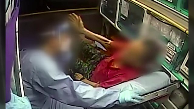 술 취해 구급대원 주먹으로 때린 60대 구속 송치 / YTN