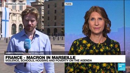 Macron in Marseille: Violence, schools, housing and poverty on the agenda