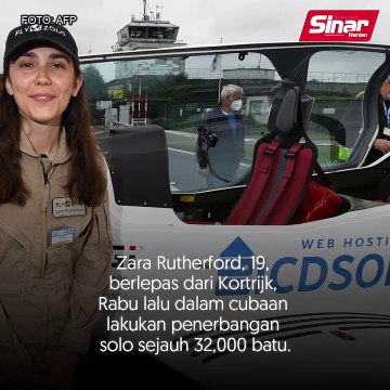 Gadis Belgium pusing dunia cipta rekod baharu