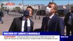 "Macron démission": Emmanuel Macron arrive à Marseille sous les huées de quelques dizaines de personnes