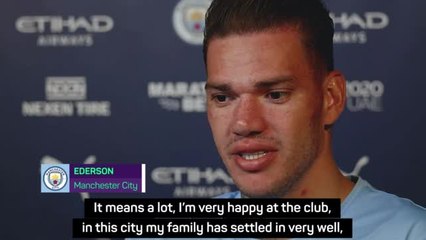 Ederson aiming for more success after signing new City deal