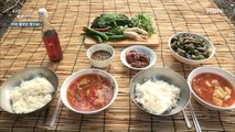 [자연 밥상] 산에서 즐기는 코스요리! '쌈밥 & 가지무침 & 무순 솎은 비빔밥'