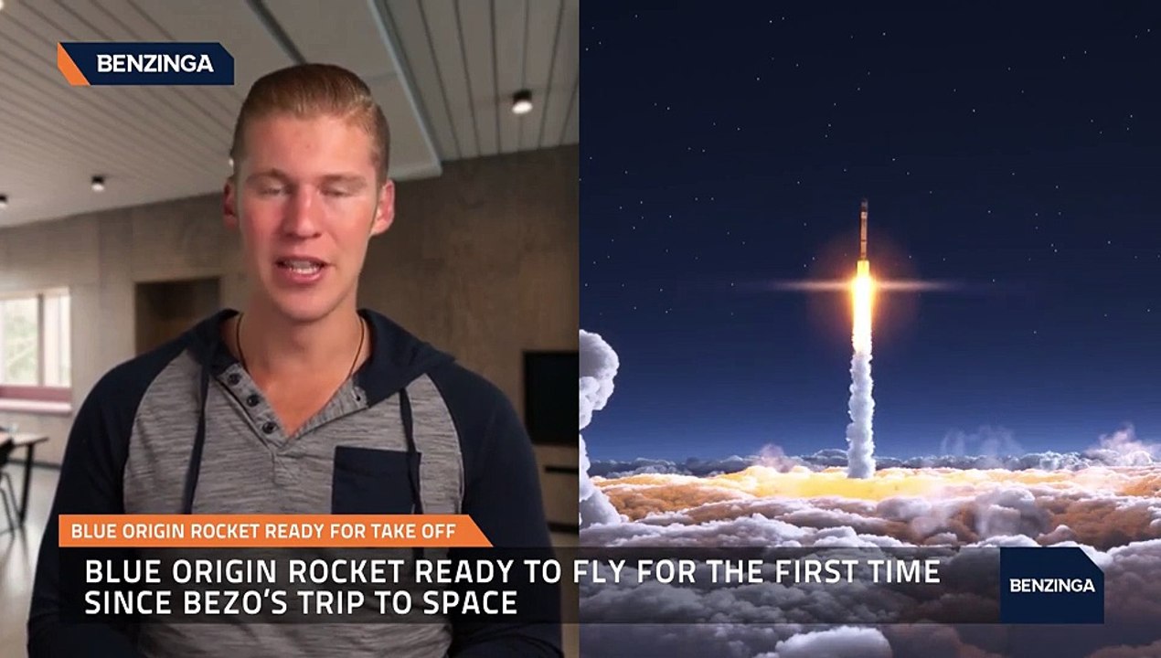 Blue Origin Rocket Ready For Take Off