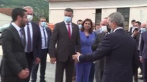YENİ PAZAR - Dışişleri Bakanı Çavuşoğlu, Sırbistan'da Türk firmasının şantiyesini ziyaret etti