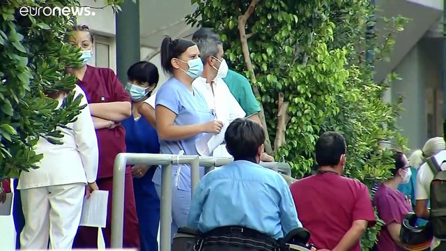 Les soignants mobilisés en Grèce contre l'obligation vaccinale pour les travailleurs de la santé