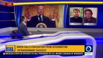Biden calls evacuation from Afghanistan 'extraordinary success'
