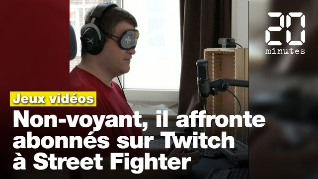 Non-voyant, ce champion de Street Fighter affronte ses abonnés sur Twitch