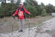 Milli Mücadele ruhunu yaşatmak için Erzurum'dan Sivas'a yürüyor