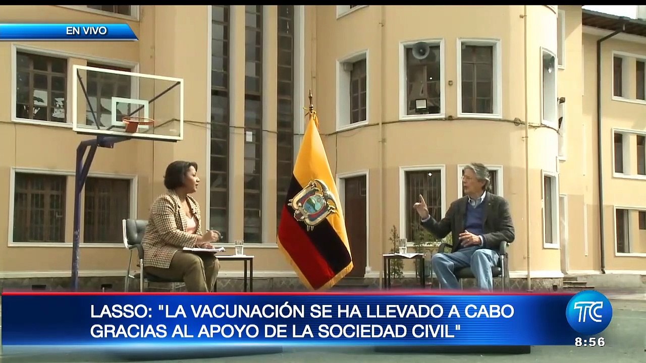 Entrevista con el presidente Guillermo Lasso sobre sus 100 primeros días de Gobierno