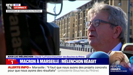 Jean-Luc Mélenchon sur le plan "Marseille en grand": "Il y a quelque chose d'insupportablement monarchique dans tout ça"