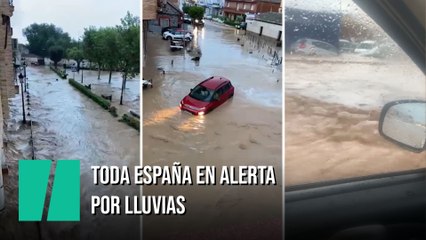Toda España en alerta por lluvias