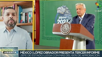 Presidente mexicano rinde su tercer informe ante el Congreso