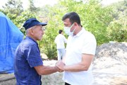 AK Parti Genel Başkan Yardımcısı Dağ, Marmaris'teki yangında ölen gencin ailesini ziyaret etti