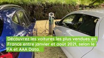 Le top 10 des voitures les plus vendues en France (janvier-août 2021)