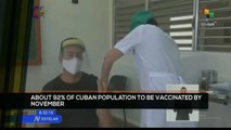 FTS 12:30 01-09: About 92% of Cuban population to be vaccinated by November