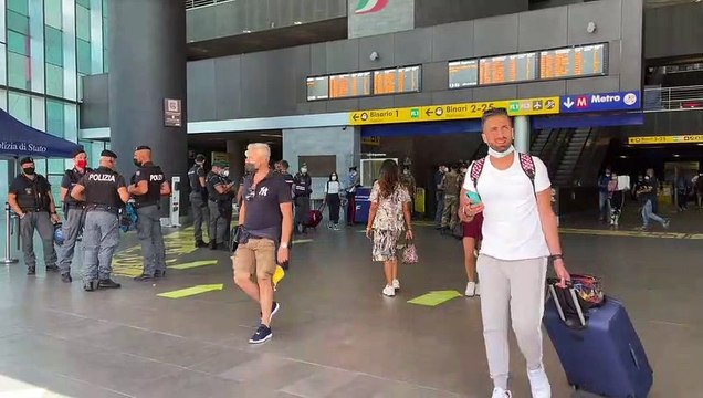 Manifestazione No Green Pass, stazione Tiburtina deserta: solo Polizia e giornalisti