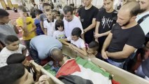 Son Dakika | İsrail güçlerinin açtığı ateş sonucu hayatını kaybeden Filistinlinin cenaze töreni