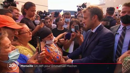 Marseille : Emmanuel Macron à la rencontre de la population