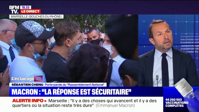 Sébastien Chenu (RN) sur la venue d'Emmanuel Macron à Marseille: Ces images sont des images de campagne électorale