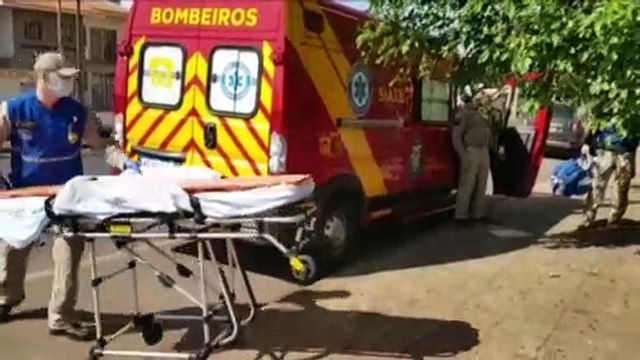 Idosa de 86 anos sofre queda em imóvel no Centro e precisa ser socorrida pelo Siate