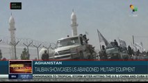 Afghanistan: Taliban celebrate a military parade with US equipment