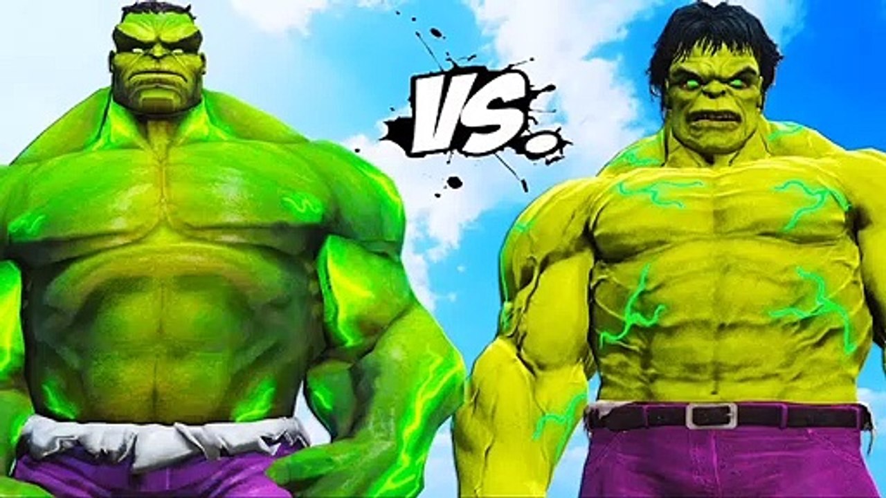THE_IMMORTAL_HULK VS SAVAGE_HULK (GTAV) Fight