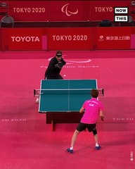 Paralympian Shows the World How He Plays Table Tennis