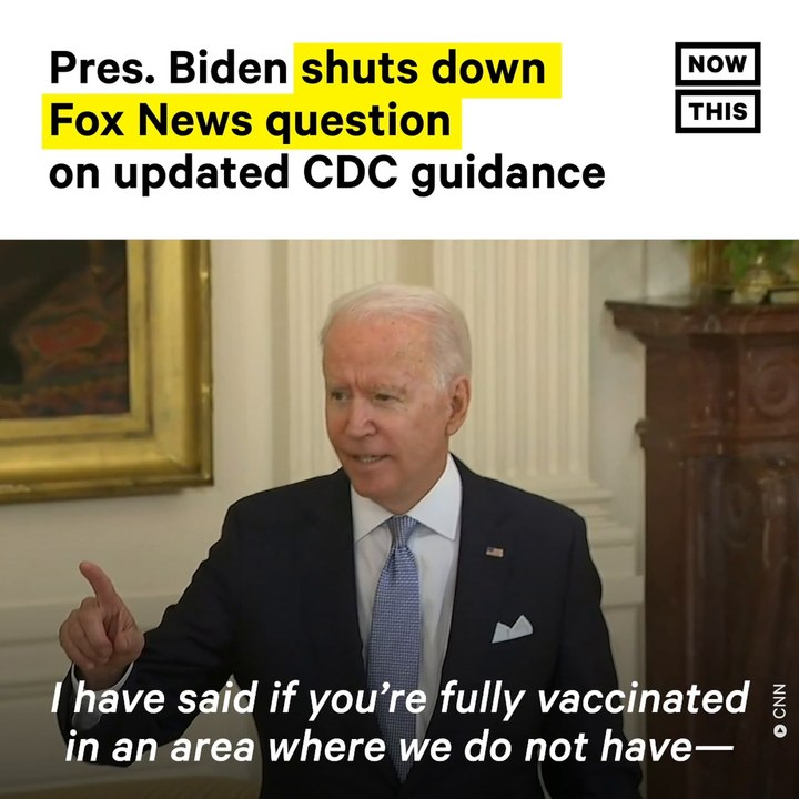 Biden Shuts Down Question on Updated CDC Guidelines