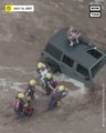 Family Rescued From Submerged Car in AZ Floods