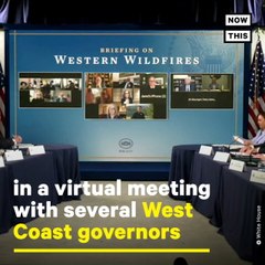 Biden Promises Federal Action on Wildfires