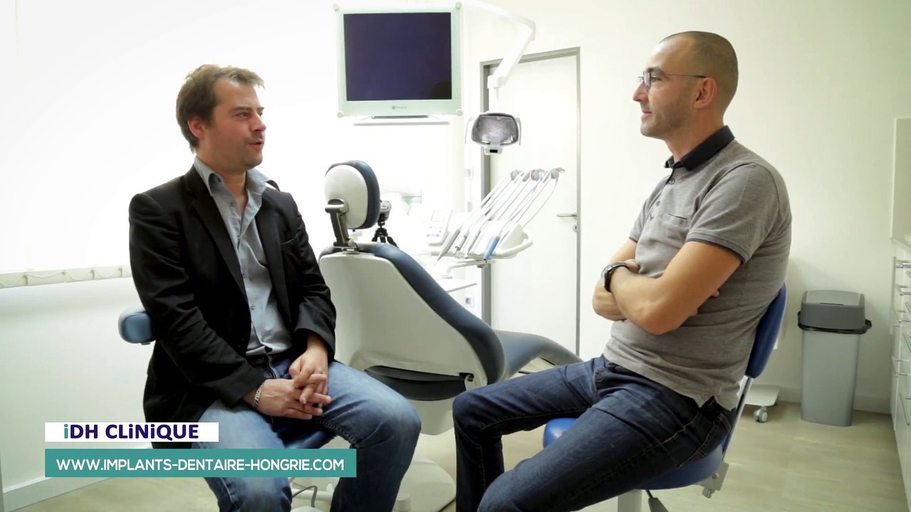 Extractions 6 implants 10 couronnes - Avis d'un patient français sur ses soins dentaires à l'étranger - iDH & Dr Szrebro Clinique dentaire en Hongrie