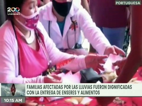 Portuguesa | Personas afectadas por las lluvias son atendidas con medicinas y alimentos