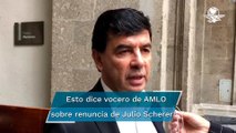 “Son rumores”, dice vocero de AMLO ante versiones de renuncia de Julio Scherer