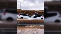Decenas de vehículos afectados por una tromba de agua en Toledo