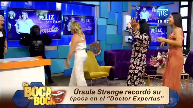 Así celebró su cumpleaños Úrsula Strenge