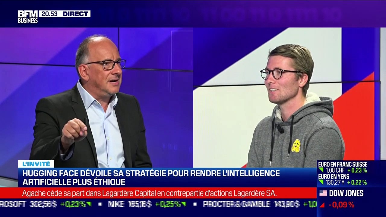 Clément Delangue (Hugging Face) : Hugging Face dévoile sa stratégie pour rendre l'intelligence artificielle plus éthique - 01/09