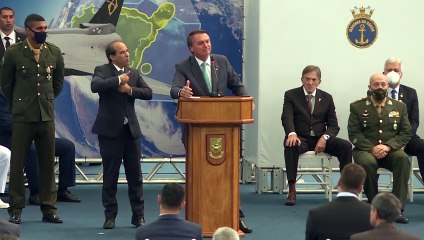 Bolsonaro homenageia atletas militares que estiveram em Tóquio-2020