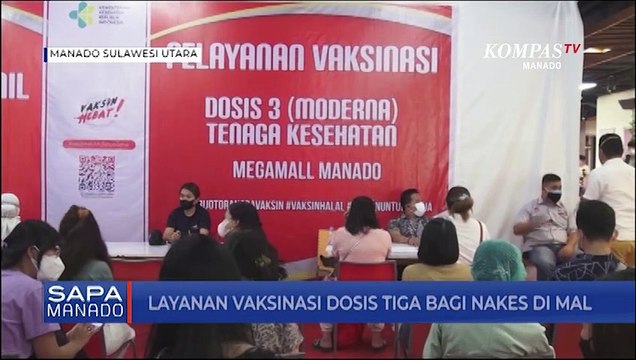Layanan Vaksinasi Dosis Tiga Bagi Nakes Di Mal
