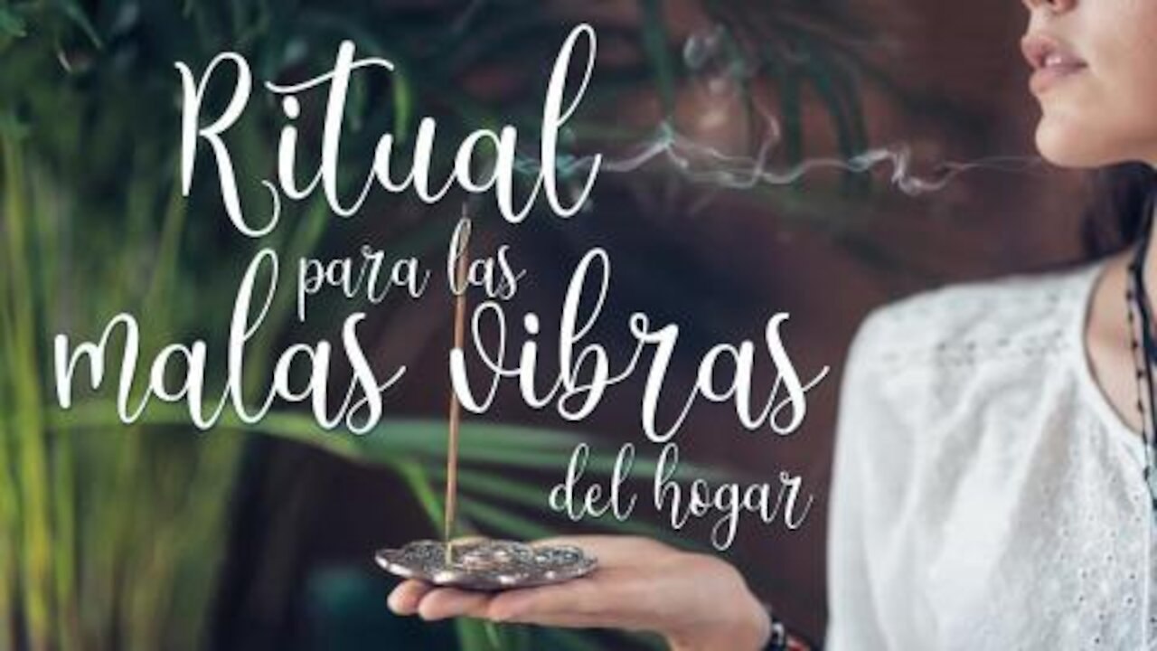 Ritual para las MALAS VIBRAS del hogar.| ActitudFem