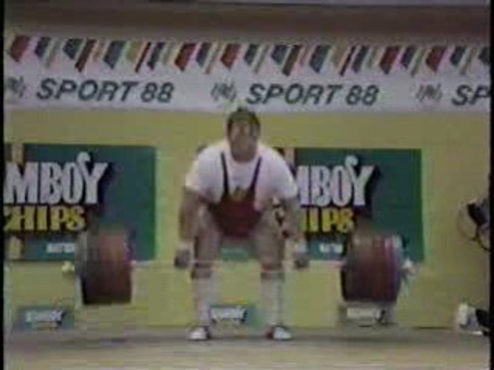 HALTEROPHILIE TARANENKO RECORD DU MONDE 266kgs