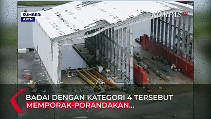 Potret Louisiana Porak-poranda akibat Terjangan Badai Ida