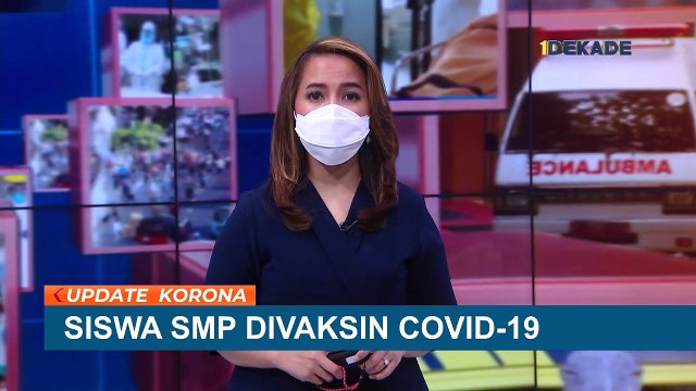 Siswa SMP Ikut Vaksinasi Covid-19 Untuk Gelar Sekolah Tatap Muka
