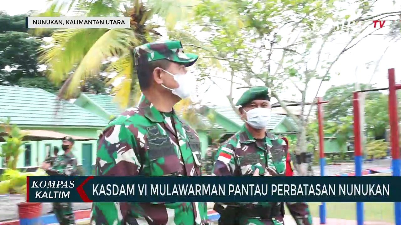 Kasdam VI Mulawarman Pantau Perbatasan Nunukan