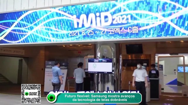 Futuro flexível Samsung mostra avanços da tecnologia de telas dobráveis