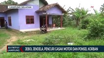 Jebol Jendela, Pencuri Gasak Motor dan Ponsel